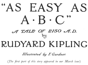 April 1912 titles