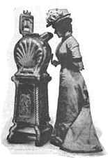 Yarge female looking into a Mutoscope