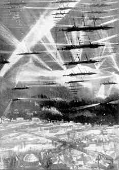 The Four Hundred Battleships Of The Two Squadrons Rose Into The Air.