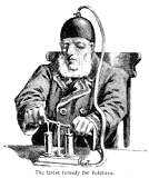 The latest cure for baldness.