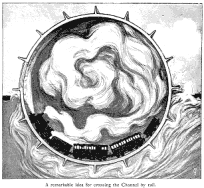 A remarkable idea for crossing the Channel by rail.