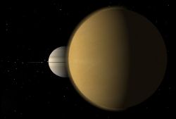 Titan and Saturn