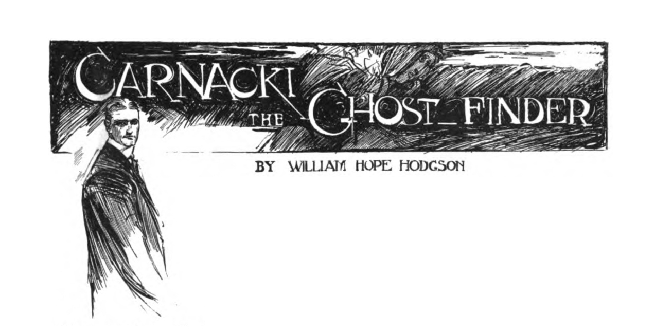 Title graphic for the Carnaki stories in The Idler