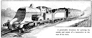 A practicable invention for carrying the smoke and steam of a locomotive to the rear of the train